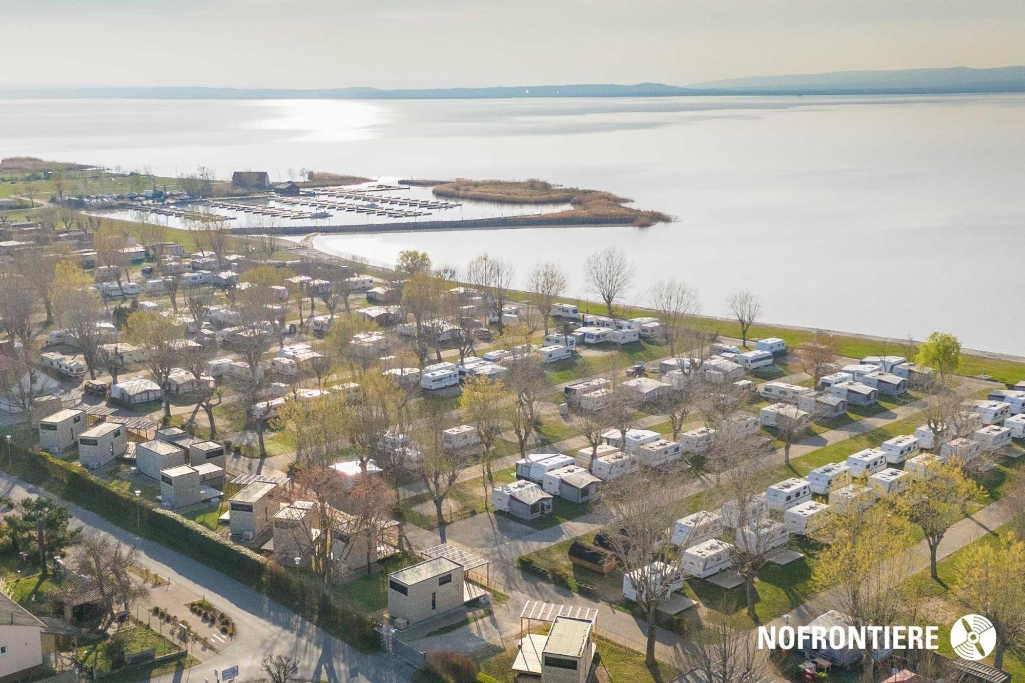 Mobile Homes Direkt Am Strand Des Neusiedler Sees Podersdorf am See Exterior photo
